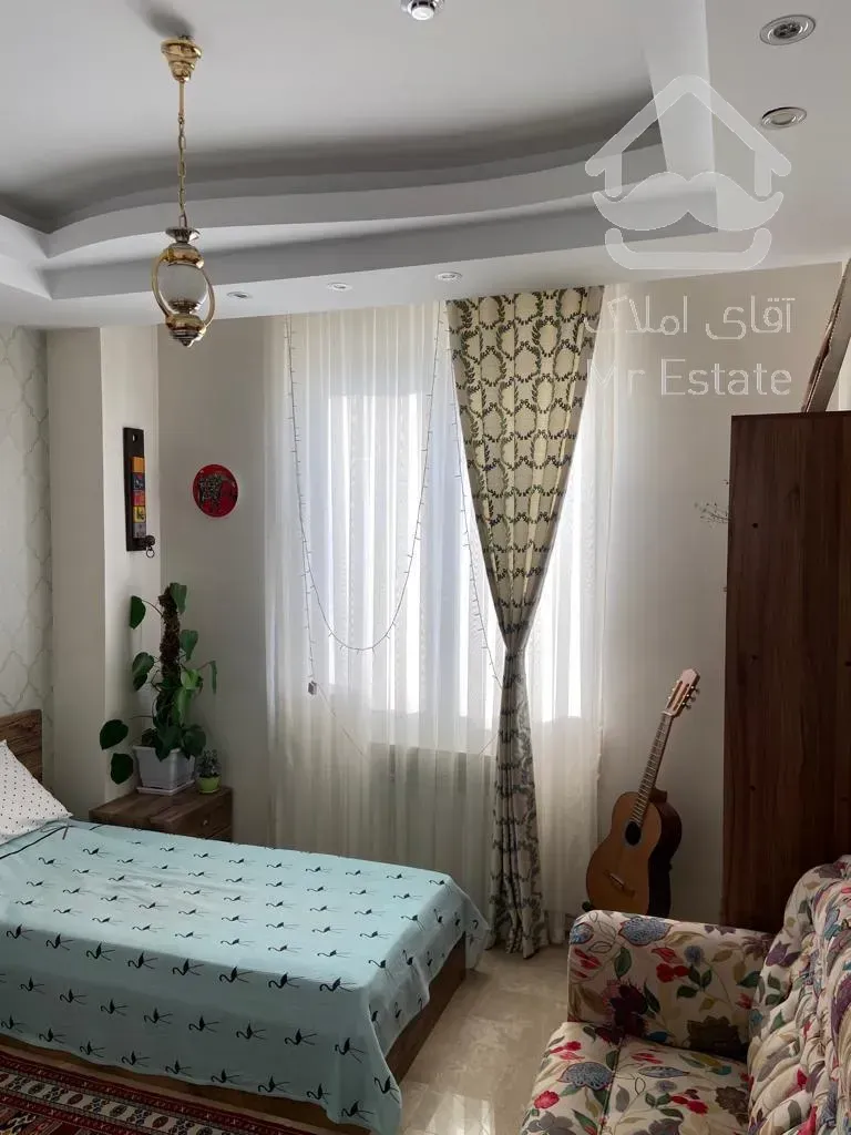 ۱۲۶ متر ۳خوابه ، تکواحدی ، فول امکانات ، جنت آباد جنوبی ، یکساله ، سالن پرده خور