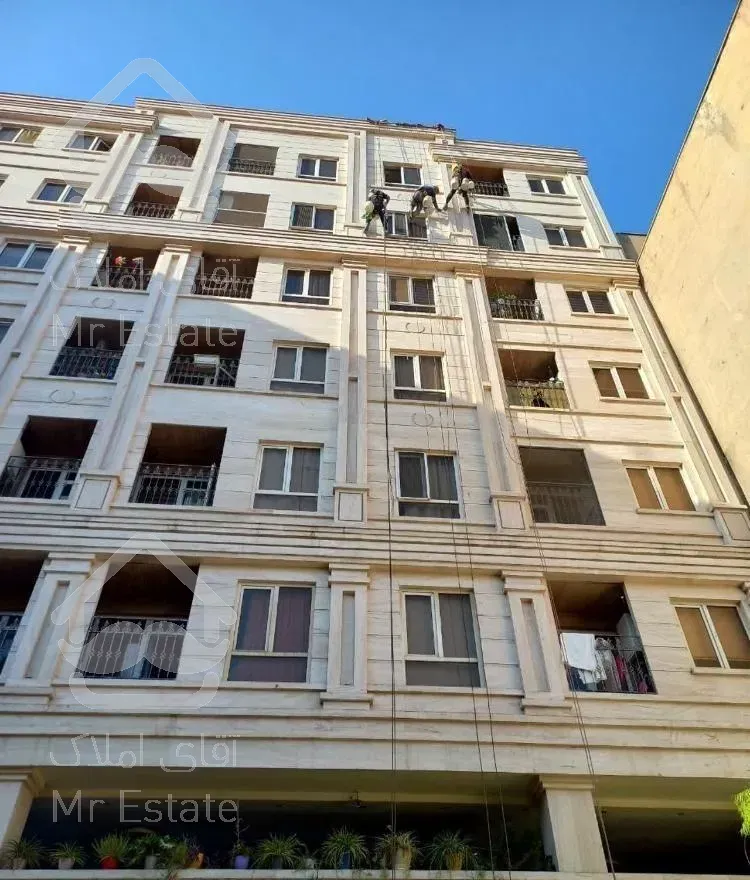 پیچ و رولپلاک سنگ نما .شستشوی نمابا طناب راپل