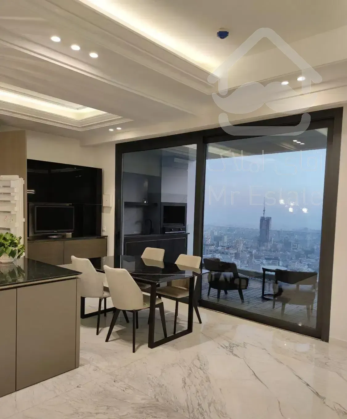 ۳۵۰متر/نیاوران/پنت هاوس/۸۰متر تراس/ویو شهر و کوه