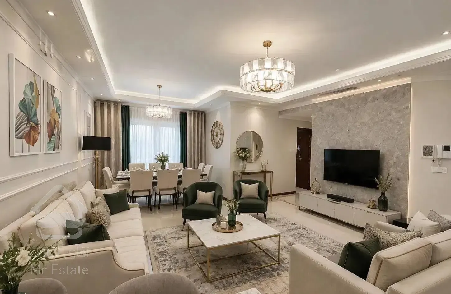 ۱۵۰ متر ۳ خواب با مستر و پارکینگ در دروس