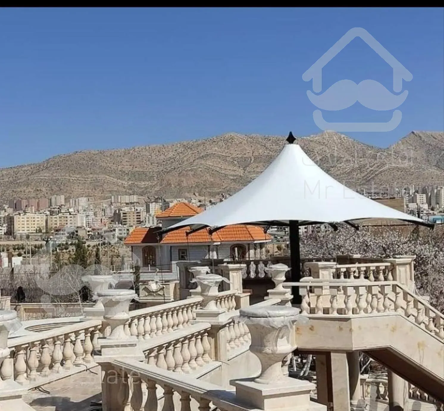 آلاچیق پارکینگ سقف استخر روف گاردن سایبان