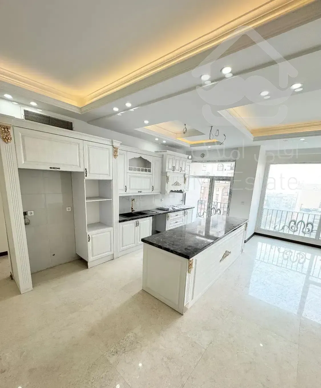 ۱۴۵ متر سه خواب نوساز پرده خور ویودار - شهرک هما