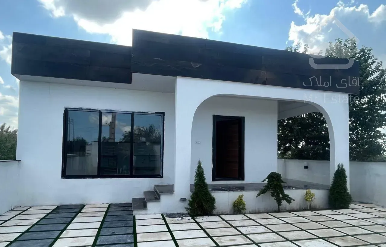 ویلا مینیمال ساحلی ارزان سند و بافت