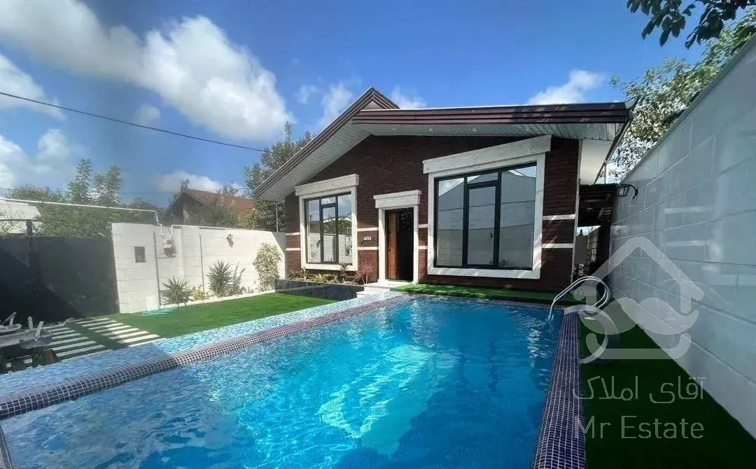 ویلا استخردار سمت زیباکنار/حیاط فضای دلنشین جنگلی