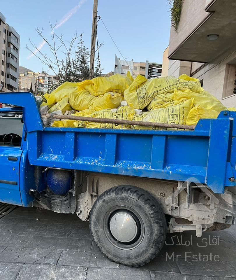 حمل نخاله ناخاله06ماسه مصالح ساختمانی نیسان کمپرسی