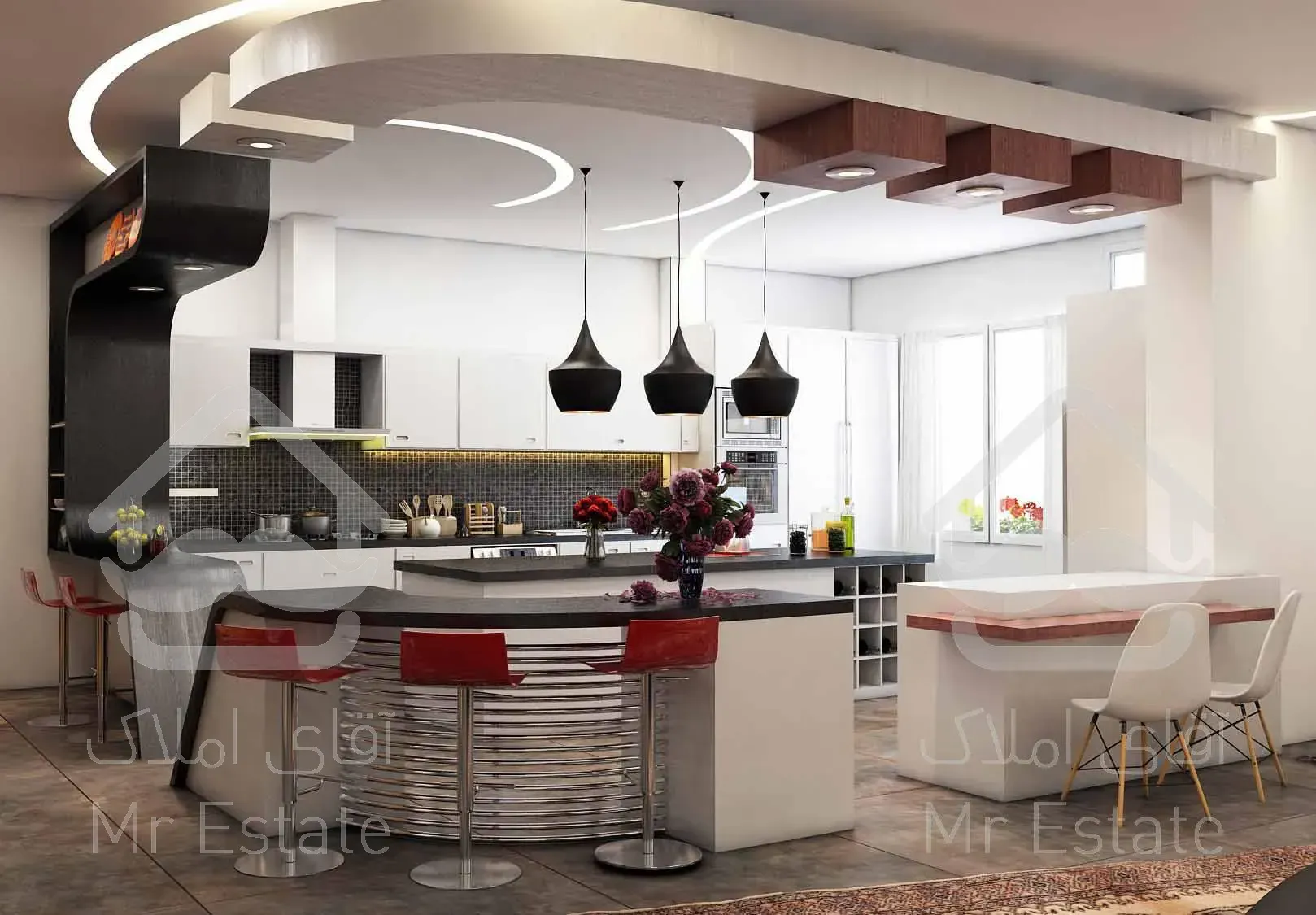 طراحی و نقشه کشی ویلا ، دکوراسیون داخلی