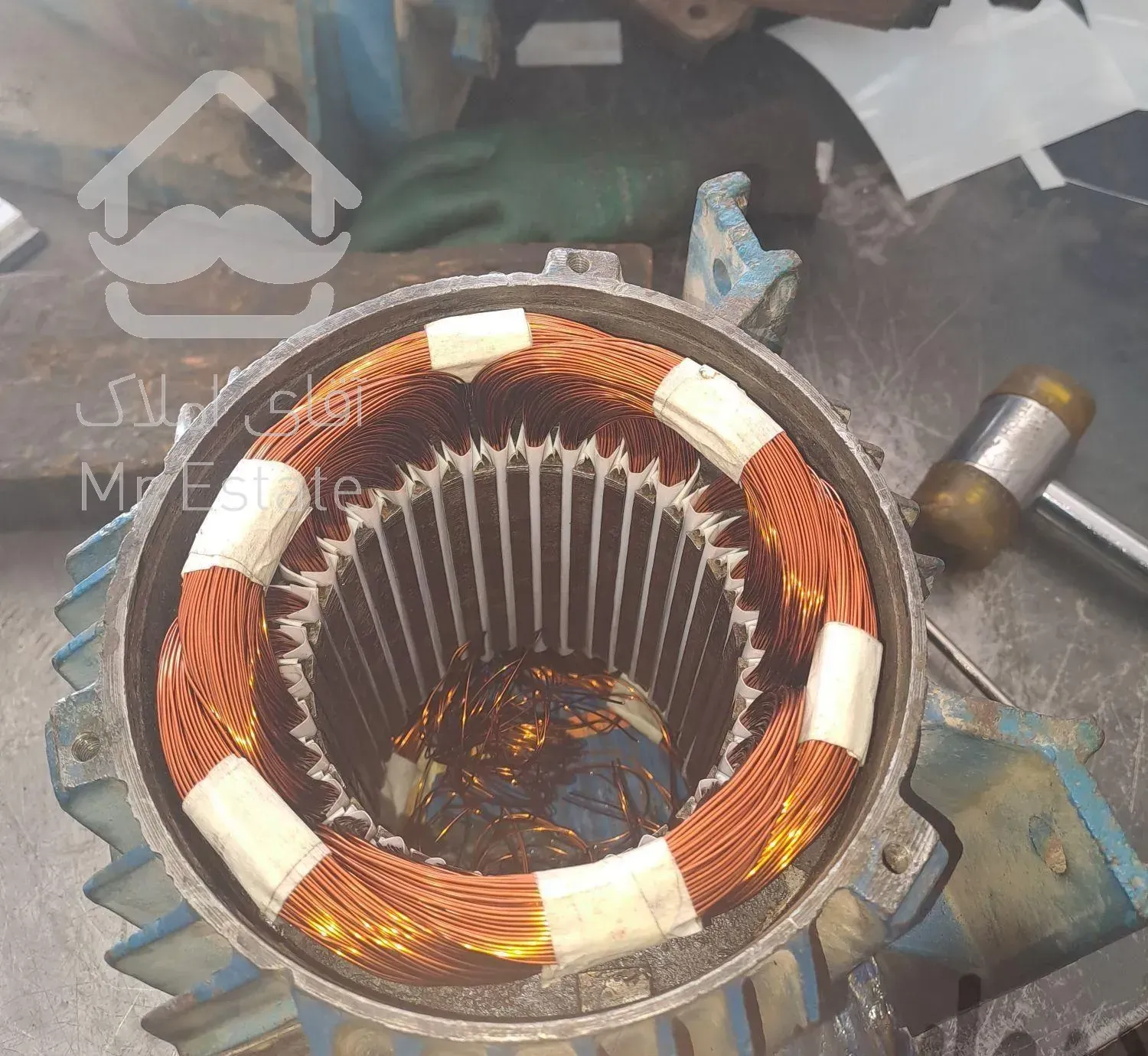 سیم پیچی انواع الکتروموتور ،پمپ اب،کفکش ،بالابر