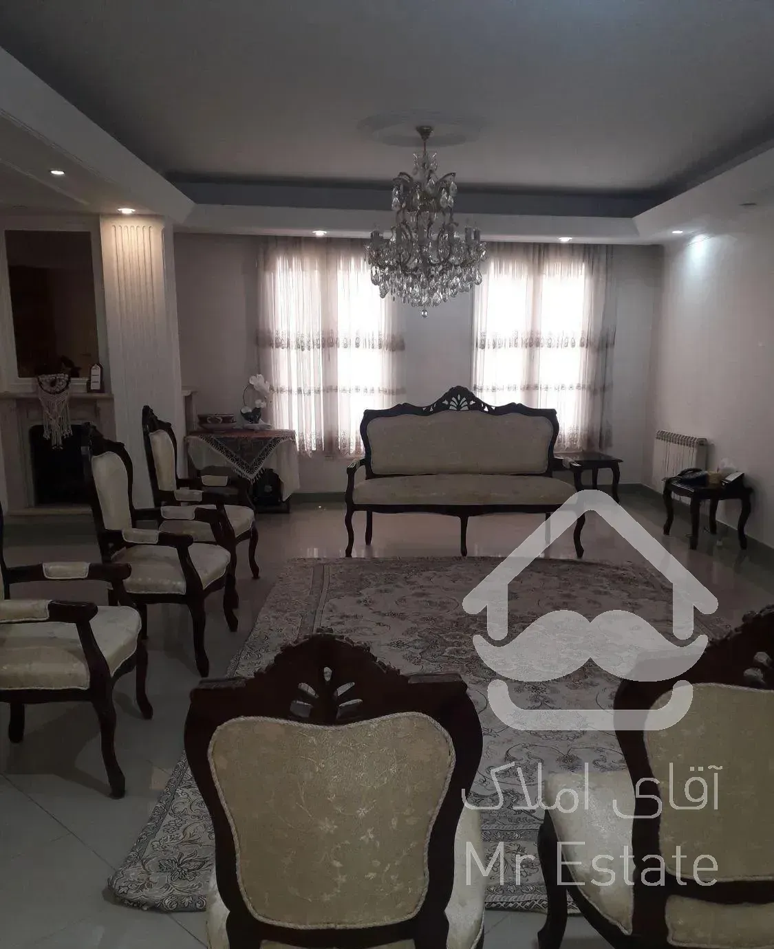 بلوار اباذر ۱۳۵ متر ۳ خواب پرده خور