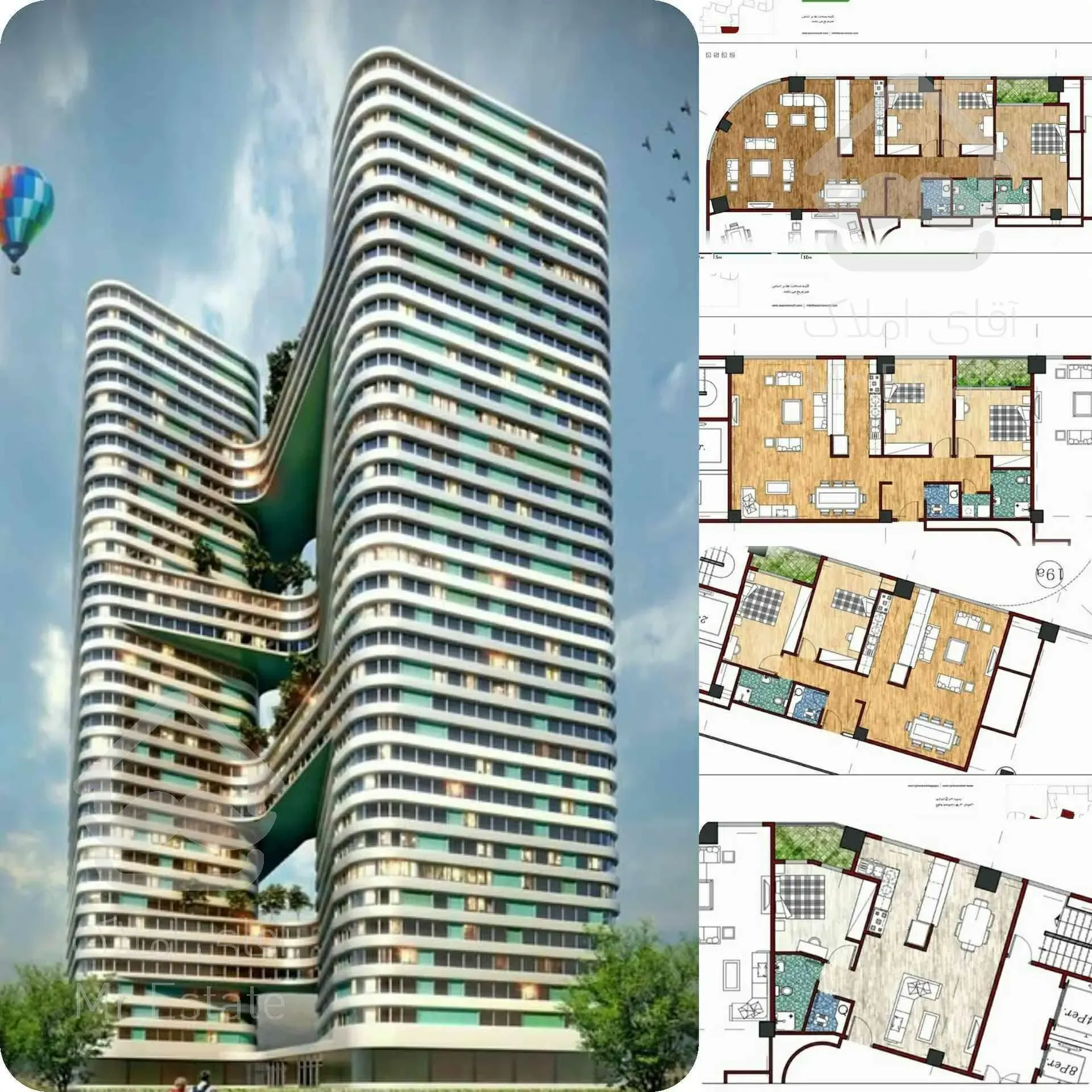 پروژه بلند مرتبه مرجان چیتگر منطقه ۲۲