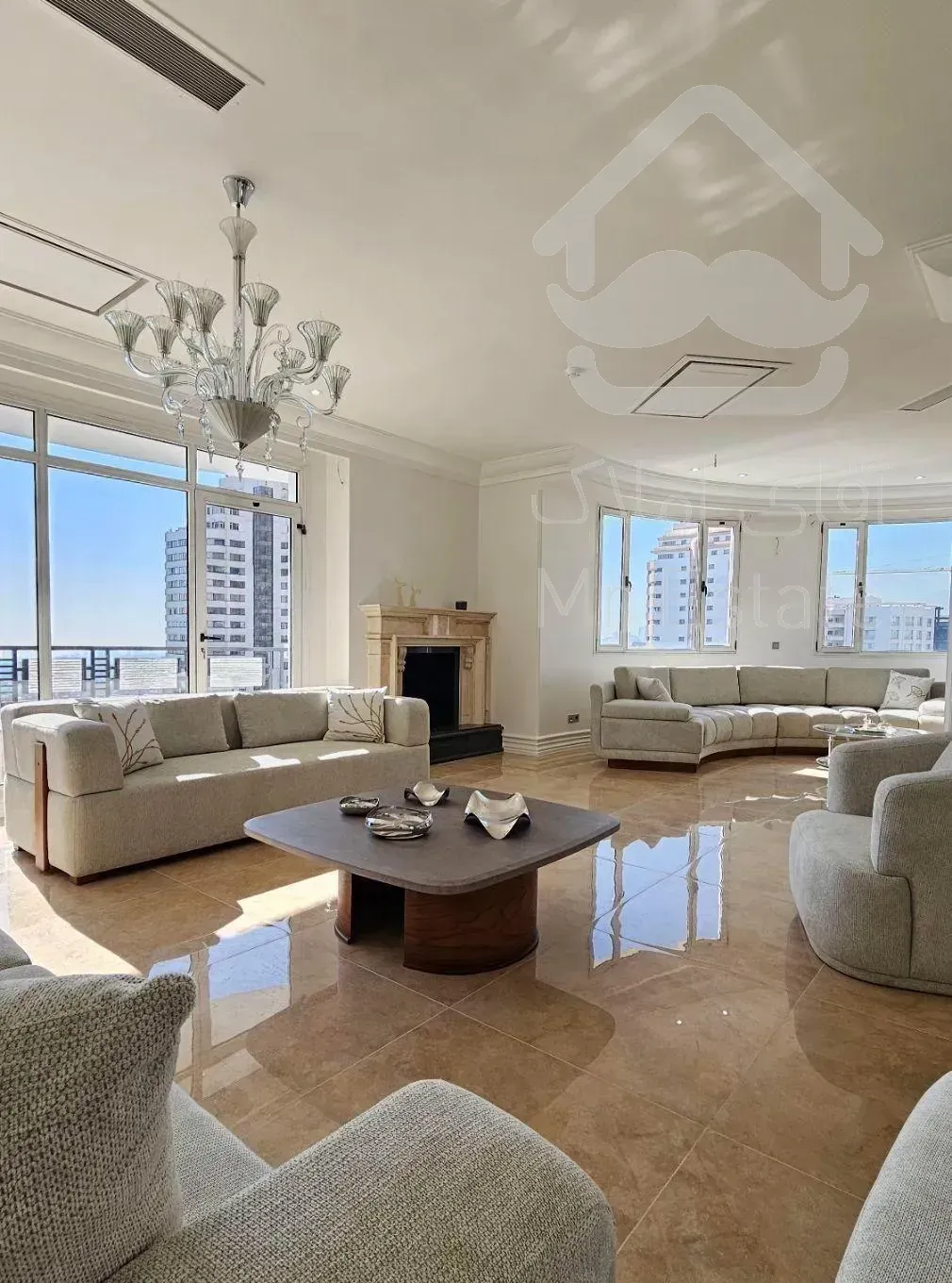 پنت‌هاوس ۵۰۰ متری کامرانیه با ۱۵۰ متر تراس