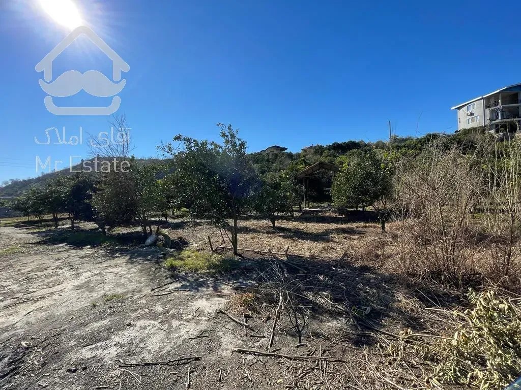 زمین باغ به متراژ۱۲۳۸متر بسیار خوش منظره