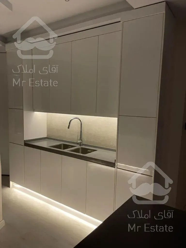 واحد ۱۳۵ متری قیطریه فول دیزاین شده