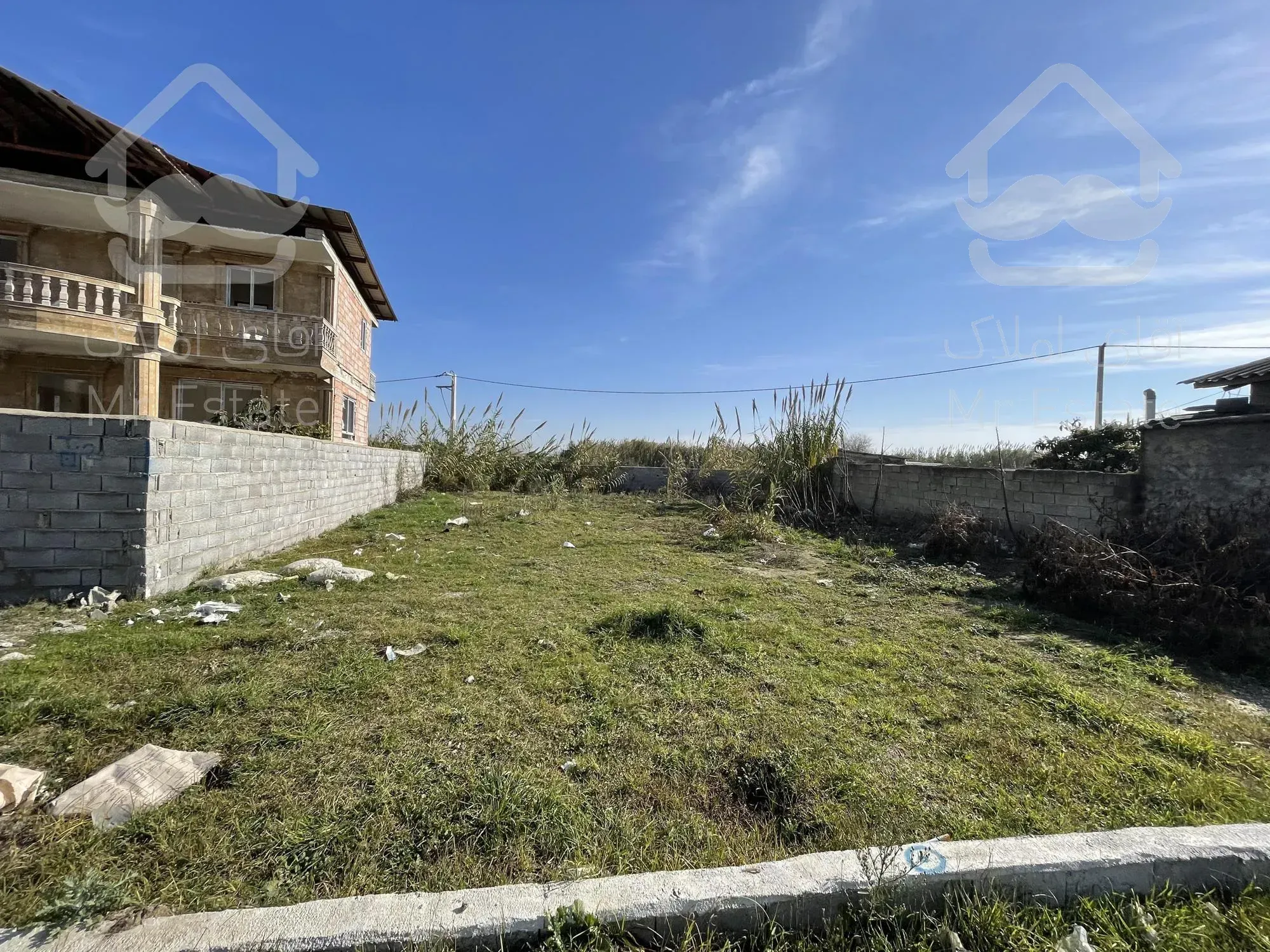 180متر زمین داخل بافت و منطقه ویلاسازی شده واقع در ساری جاده پلاژم