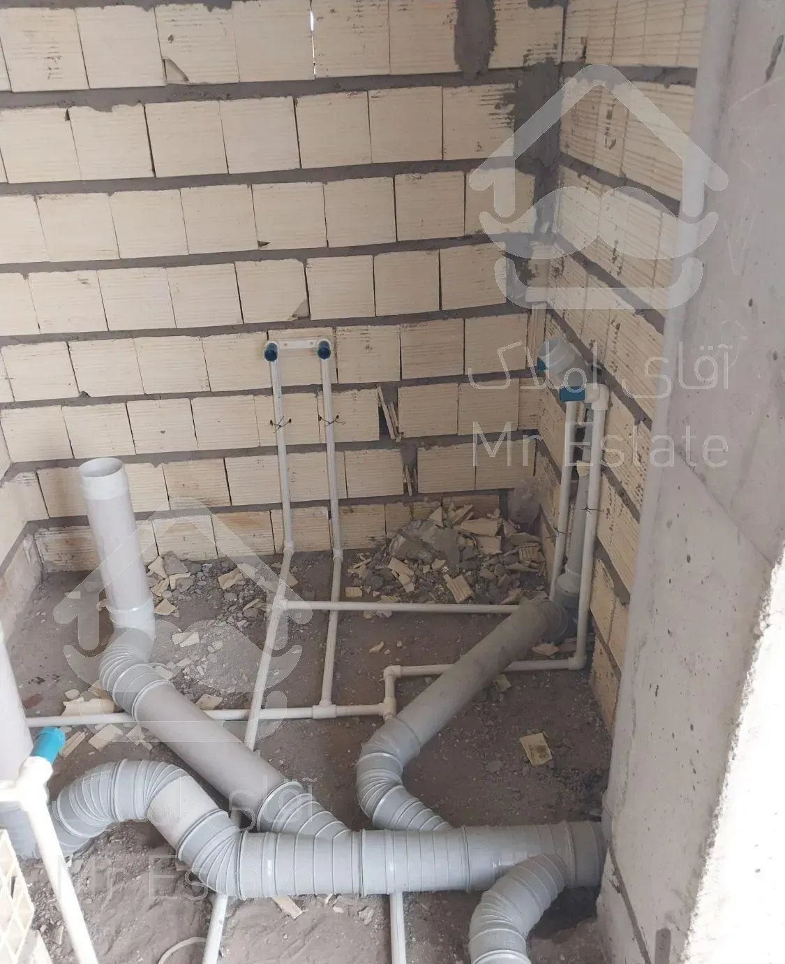 لوله کشی ساختمان آب فاضلاب وشوفاژ....