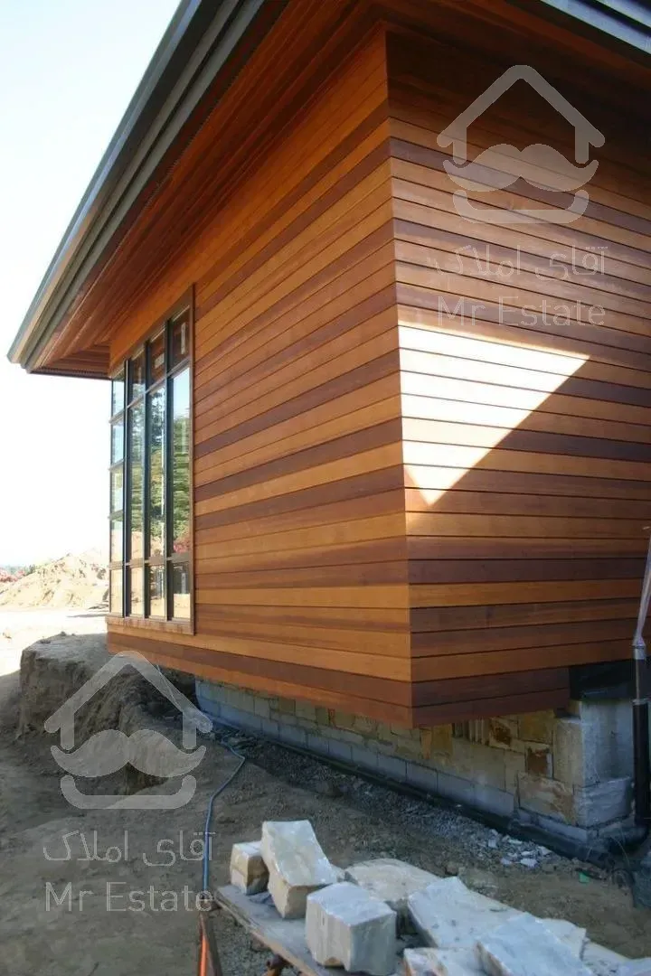 طراحی و اجرای نماهای چوبی  (ترموود)