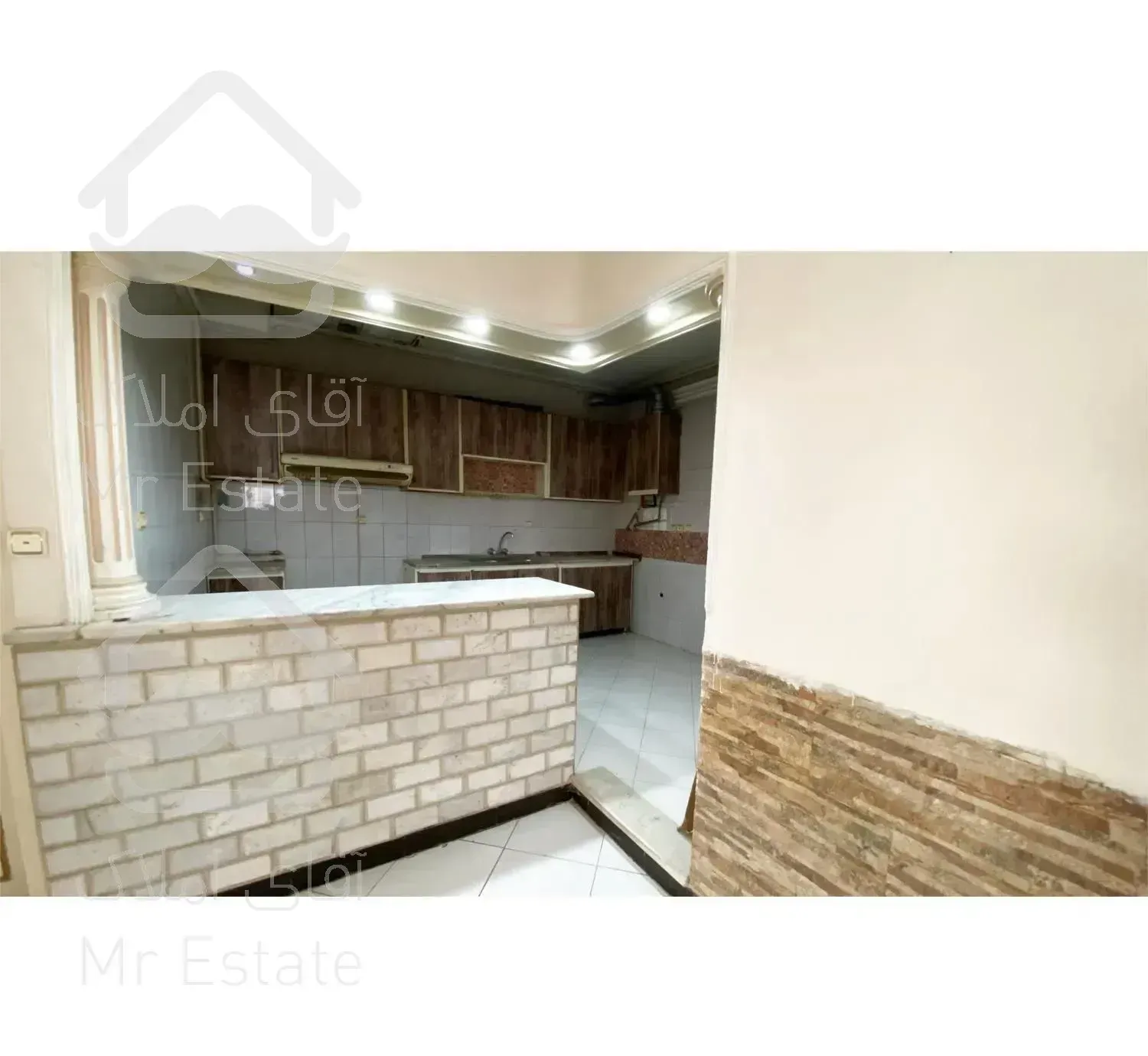 ۸۵ متر کوکب شرقی همکف یک خواب