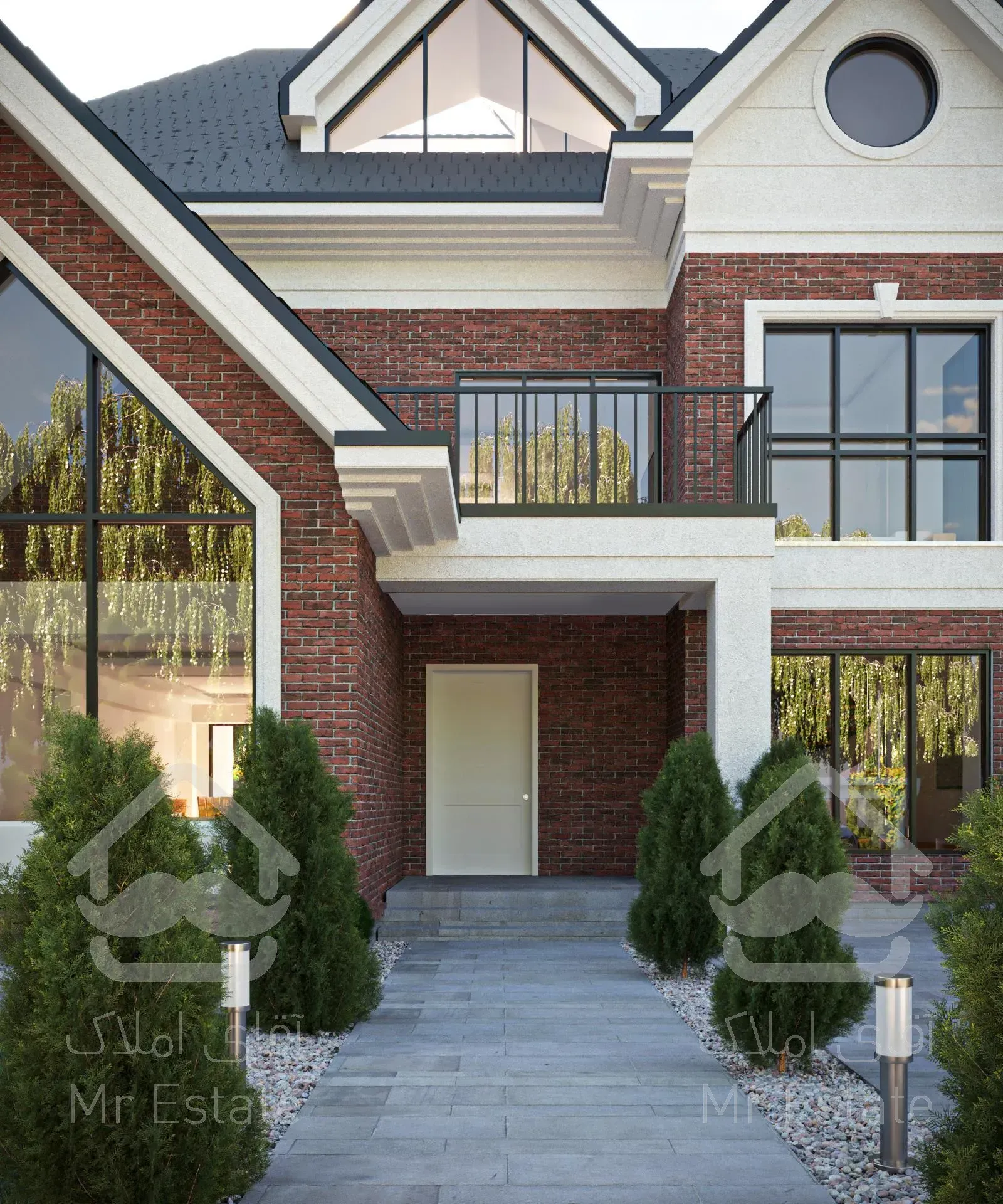 طراحی ویلای نیوکلاسیک