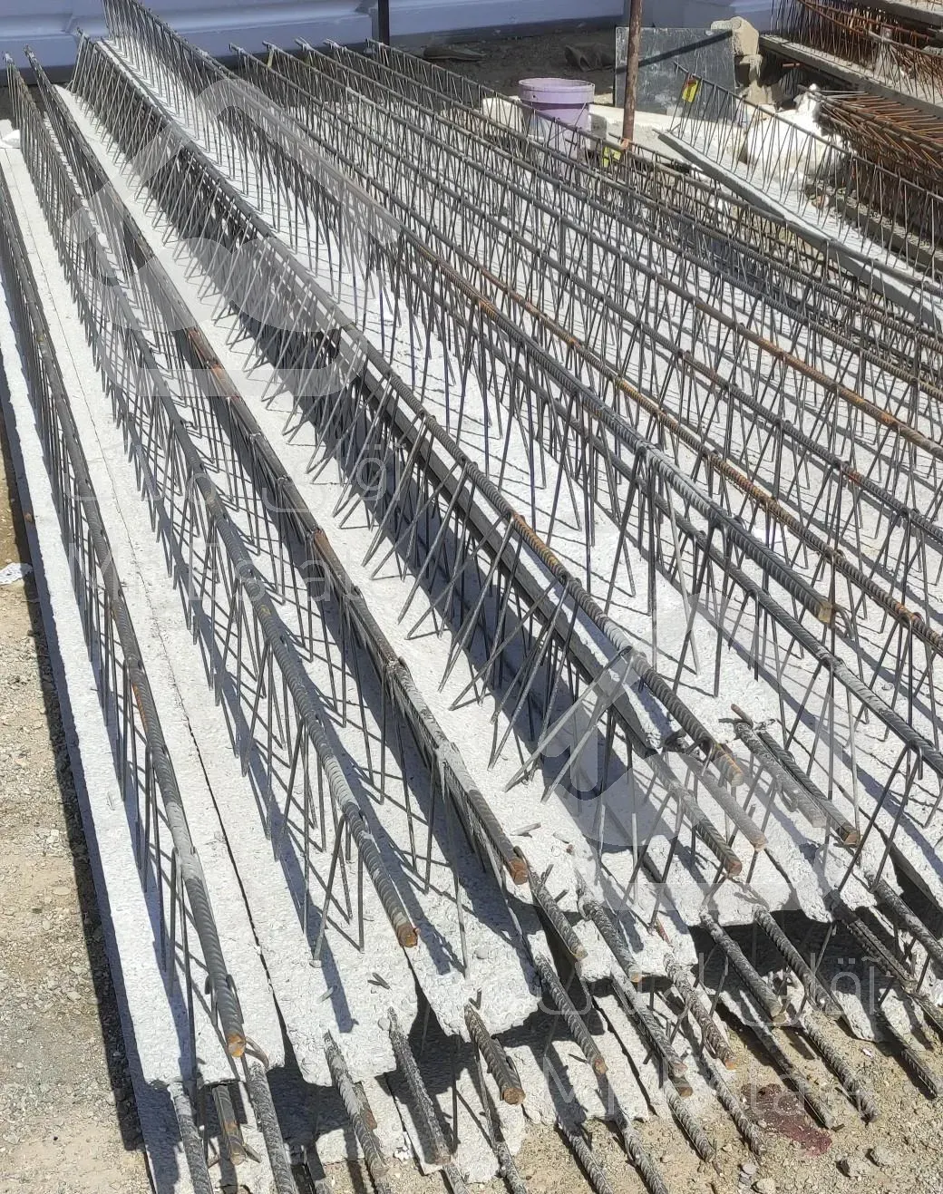 تیرچه  بتنی و کرومیت صنعتی استاندارد