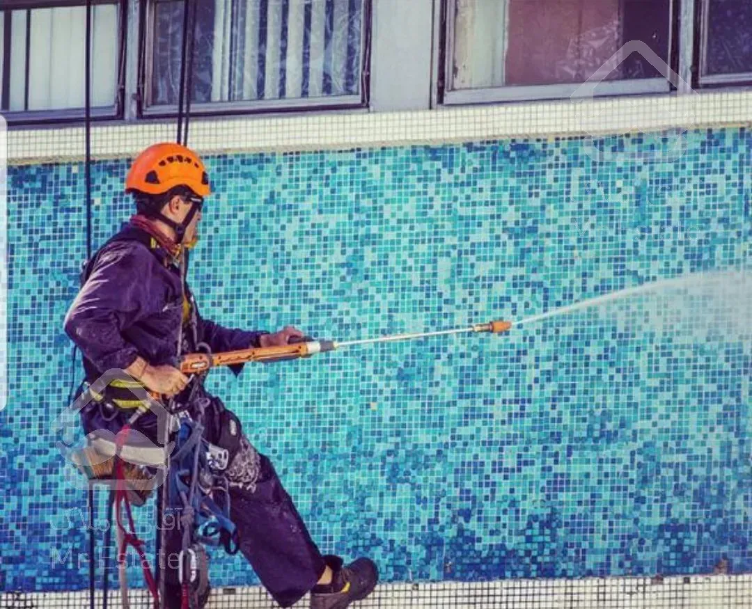 شستشوی نما ساختمان واترجت سندبلاست آجر،سنگ و...