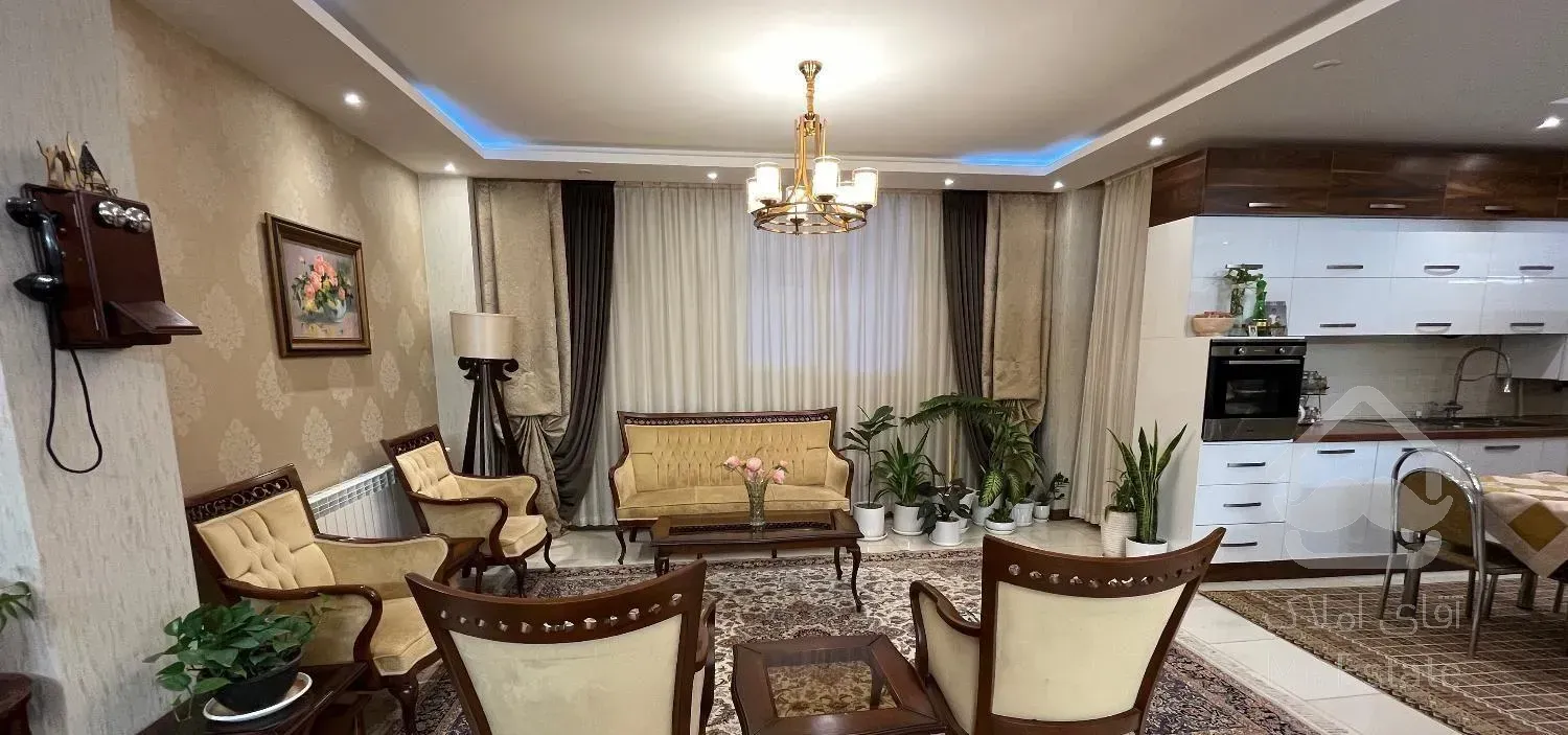 آپارتمان ۱۱۵ متری ۲ خوابه طبقه سوم