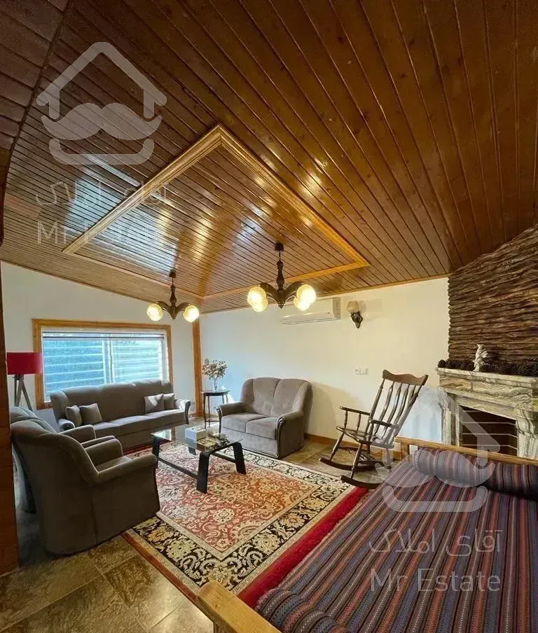 ویلاباغ۳۰۰متری۲خوابه با سندتک برگ در رویان