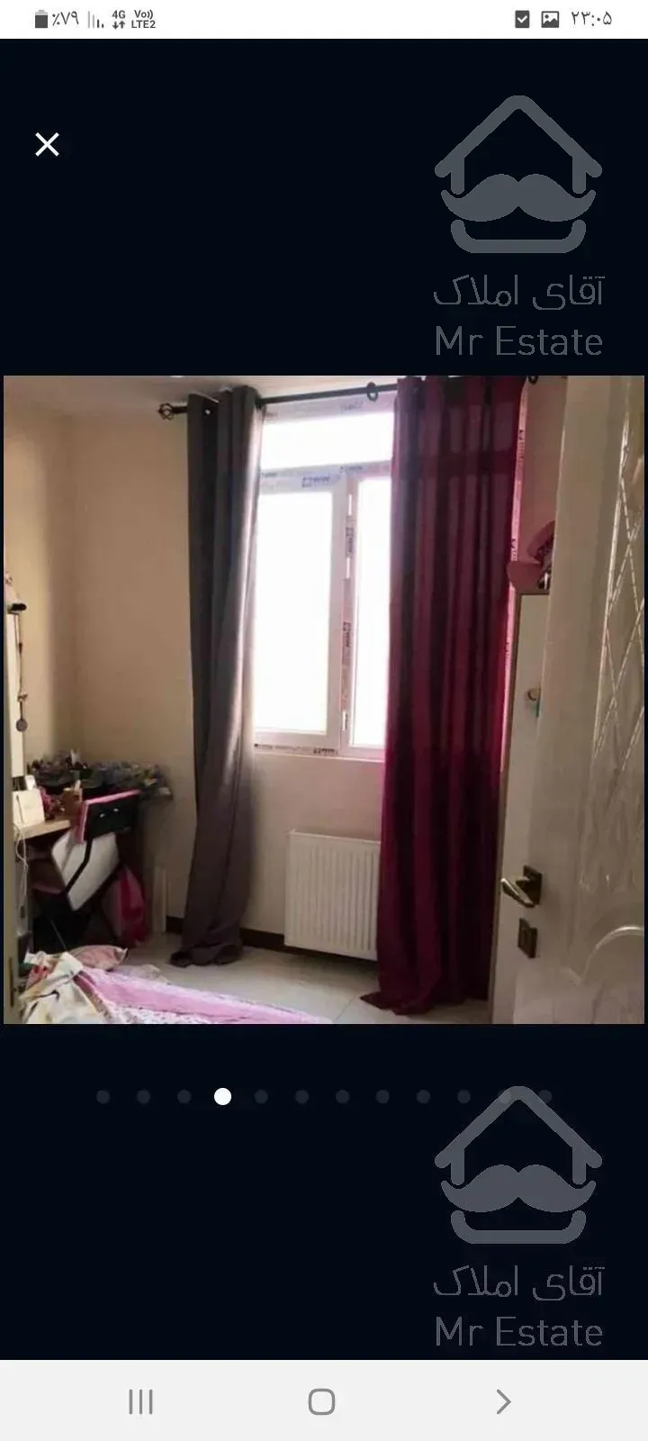 آپارتمان ۱۲۰ متری سه خواب طبقه پنجم