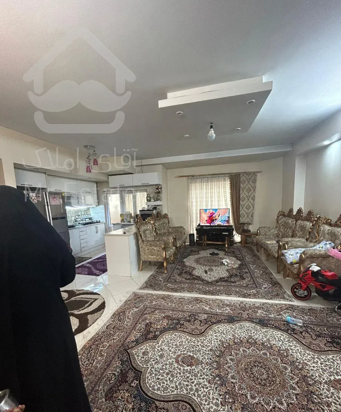 آپارتمان ۶۵ متر۱ خوابه طبقه ۲خوش نقشه جوانمرد