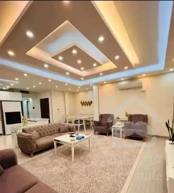 اپارتمان فول دیزاین شده/۱۰۵متر/۲خواب/نقشه بی نظیر