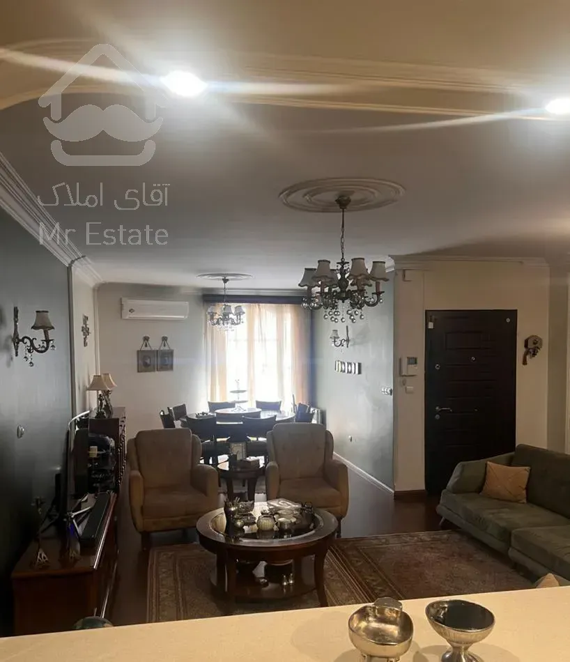 فروش آپارتمان ۱۰۴ متری ۲ خوابه طبقه ۱ در قبا