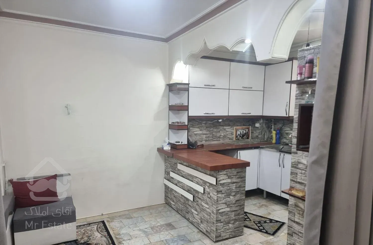 اجاره آپارتمان ۴۵ متری ۱ خوابه همکف در مهرآباد