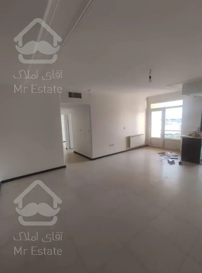 ۷۸ متر آپارتمان/سالن پرده خور/ دو خواب/اباذر