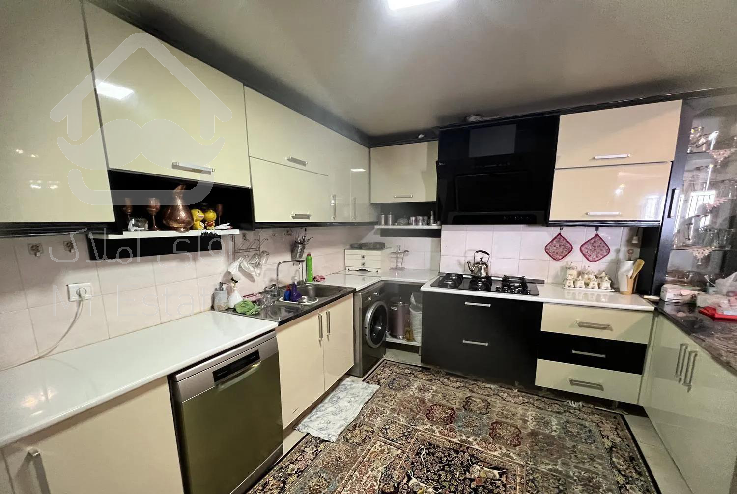 ۱۱۸متر دو خواب خوش نقشه فول دهکده شهرک چشمه