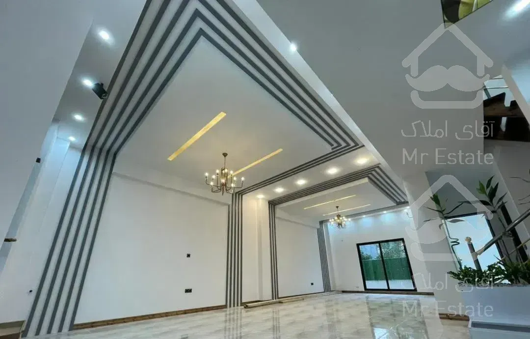 ویلا نیم پیلوت نما مدرن استخر جکوزی