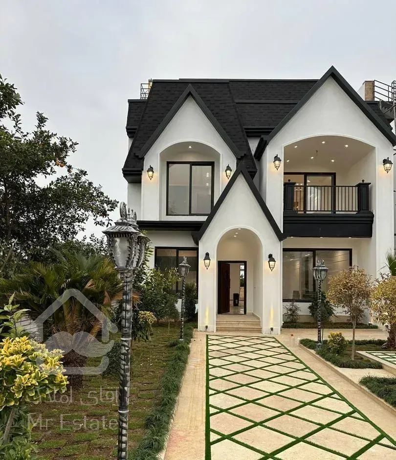 کاخ ویلا نما انگلیسی/دبل روف/استخر و هوشمند