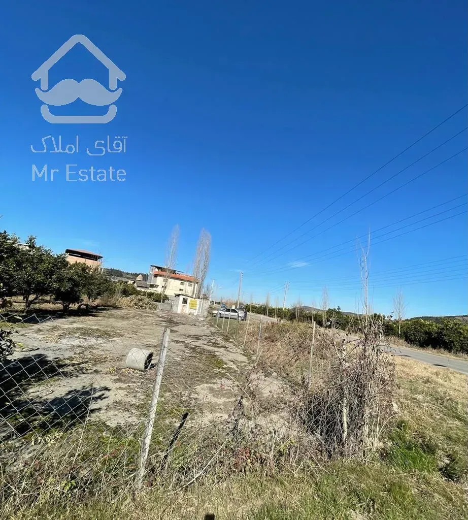 زمین باغ به متراژ۱۲۳۸متر بسیار خوش منظره