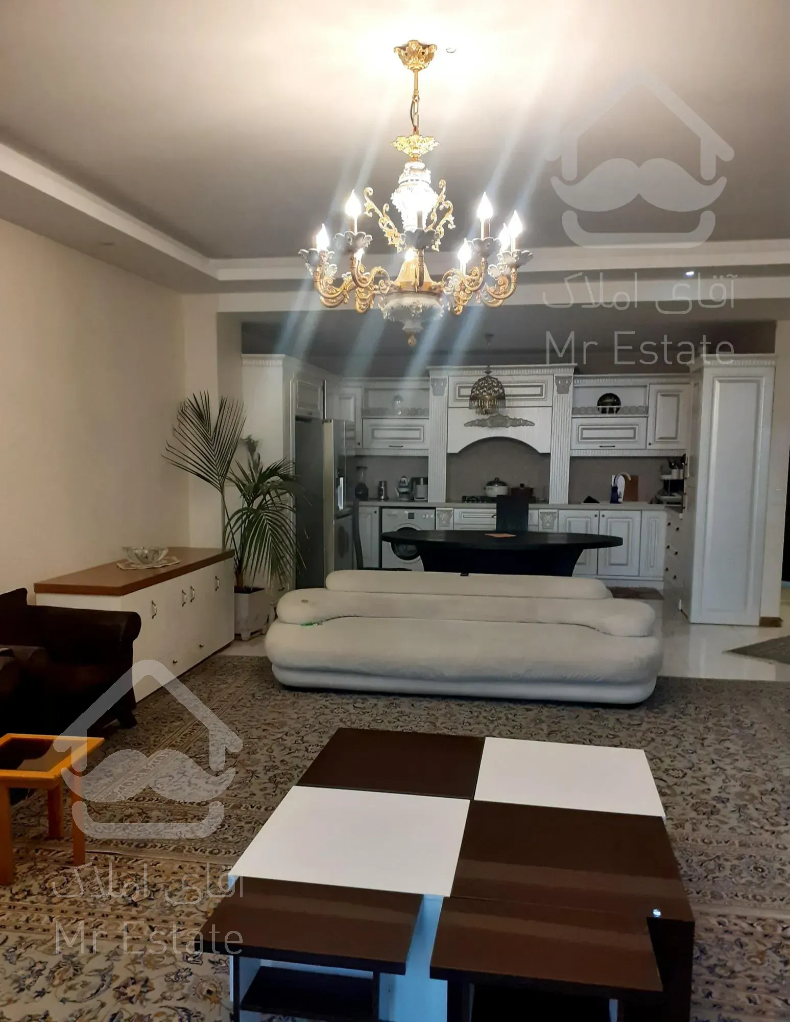 ۱۲۴متر دوخوابه خوش نقشه غرق نور ویو ابدی الهیه غربی اردستانی مرواریدشهر دریاچه چیتگر گلستان غربی