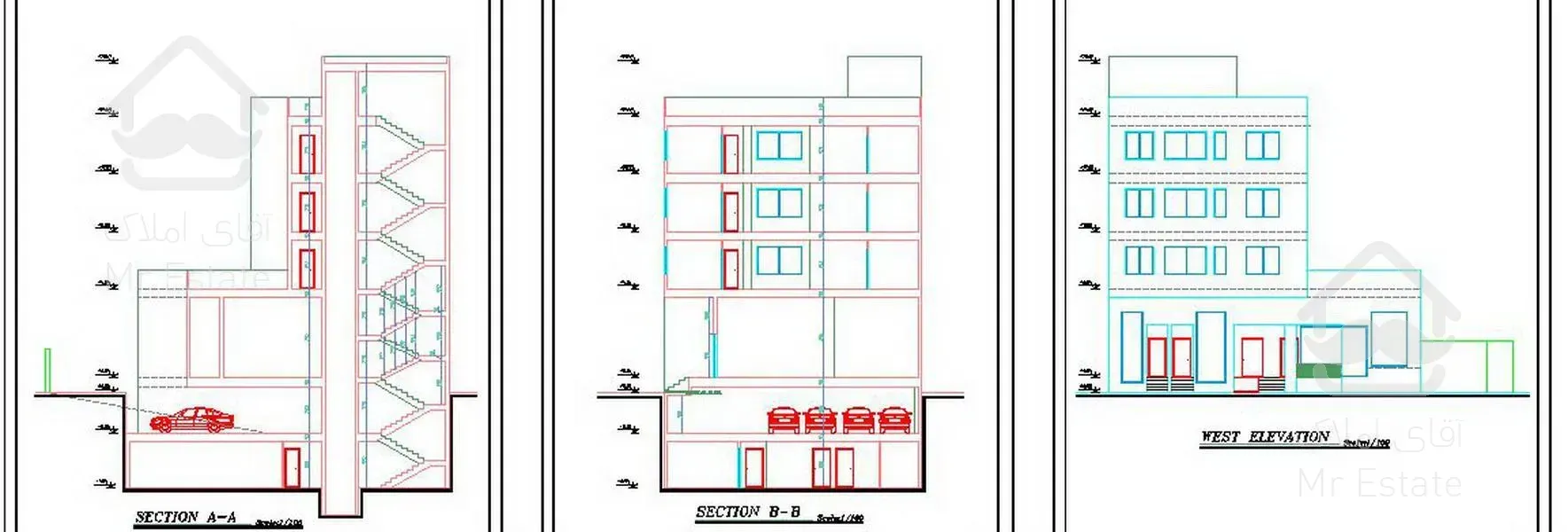 300 متر خانه کلنگی شامل 110 متر تجاری، ستارخان