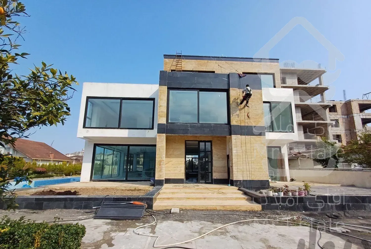 پیچ رولپلاک سنگ ساختمان ایزوگام راپل اب بند داربست