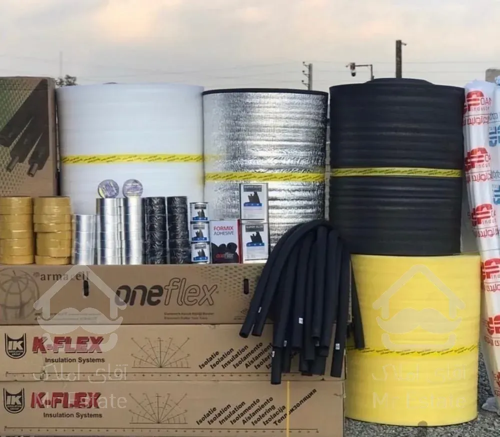 فروش‌ فوم و عایق الاستومری رولی و لوله‌ای