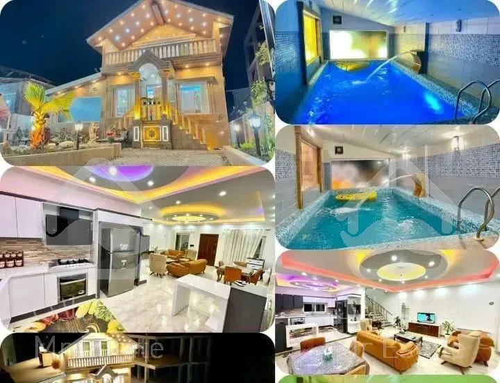 ویلا دو خواب استخر دار نوساز به همراه لوازم بازی