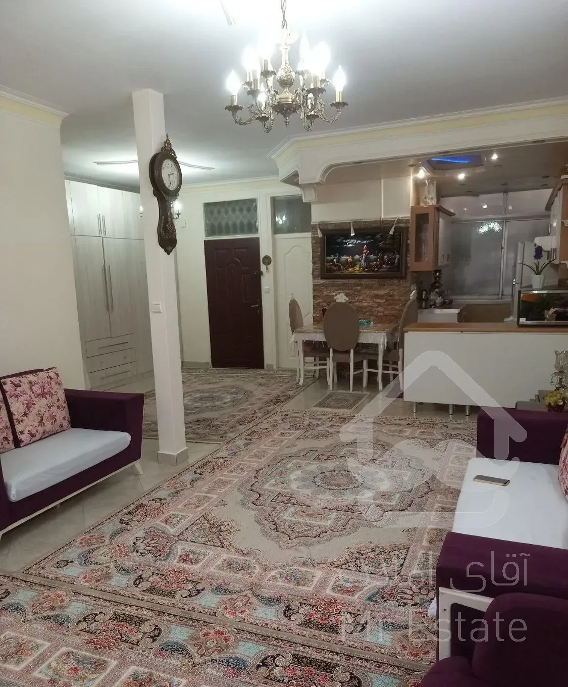 فروش آپارتمان ۶۳ متری ۱ خوابه طبقه ۱ در اوقاف