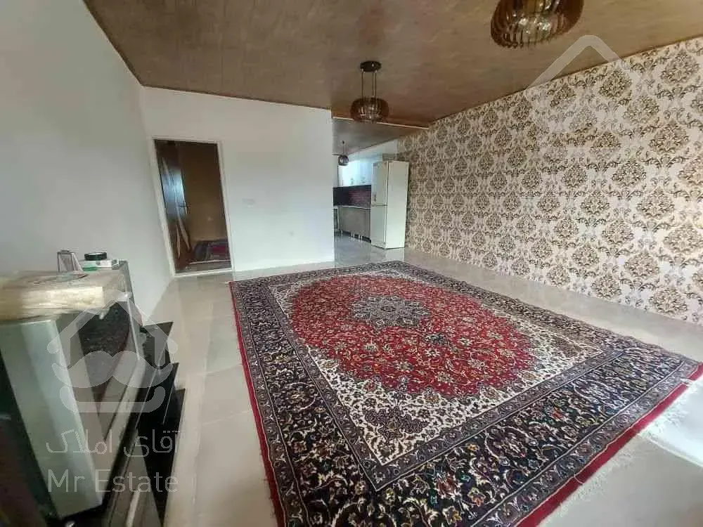 200متر ویلافلت مبله وباغچه ای ارزان نور مازندران