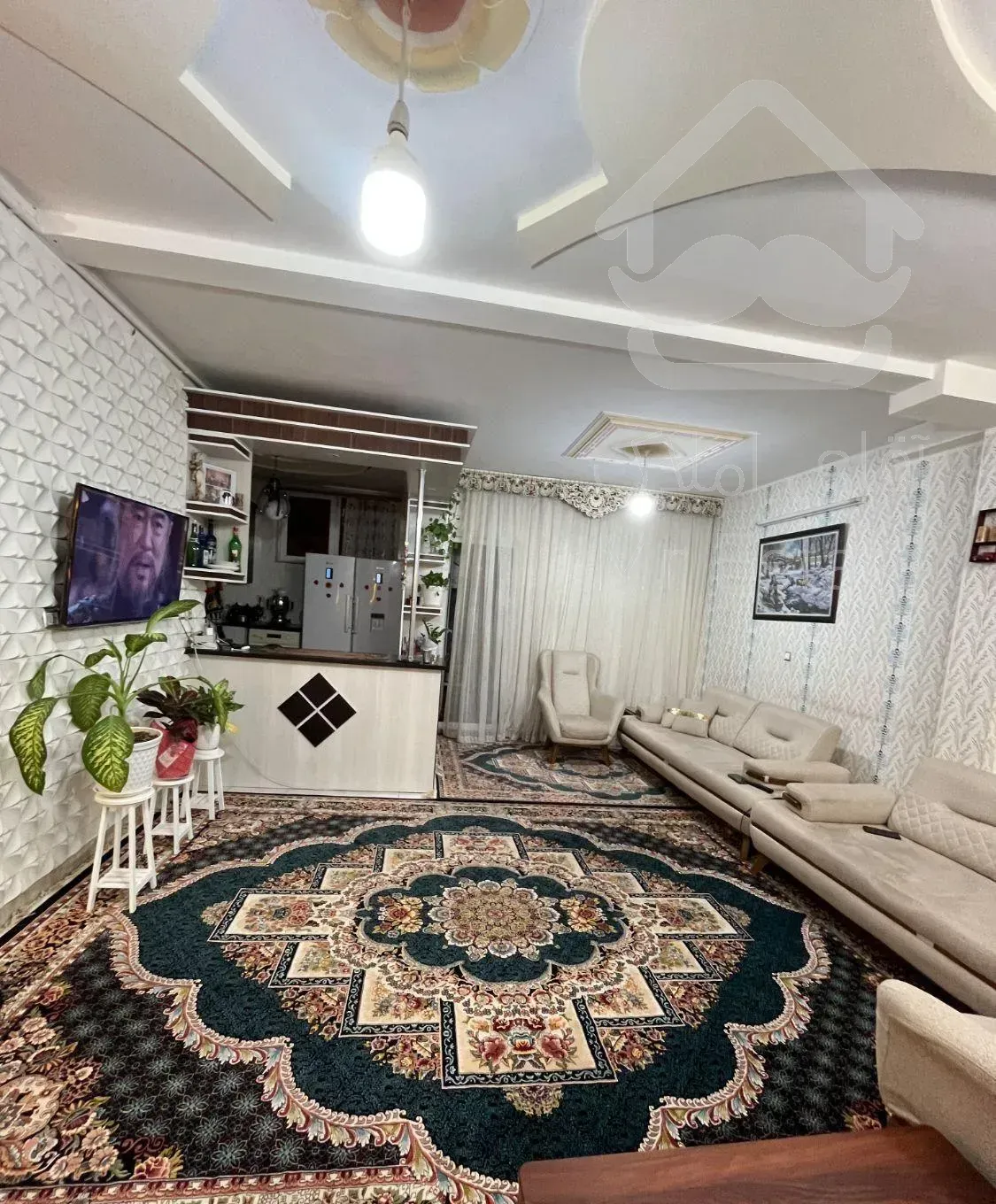 فروش آپارتمان ۹۶ متری ۲ خوابه همکف