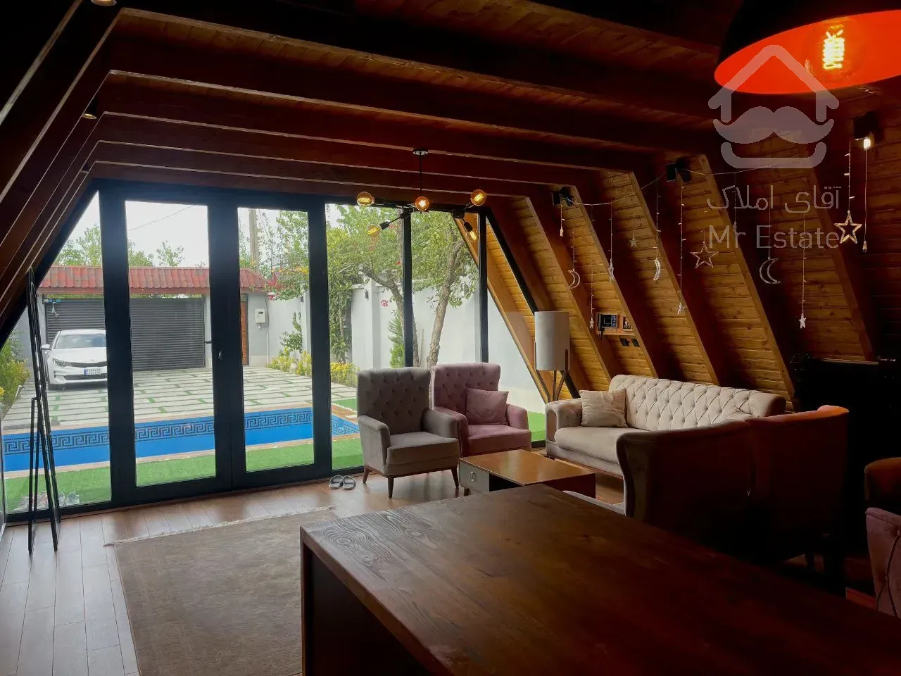 فروش کلبه سوییسی استخر دار رشت