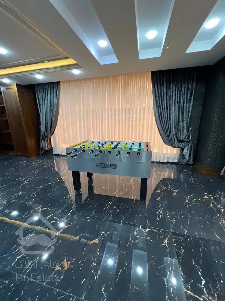 پیش فروش آپارتمان 117 متری دوخواب با طراحی مدرن و مشاعات آبی در شهرک لاله