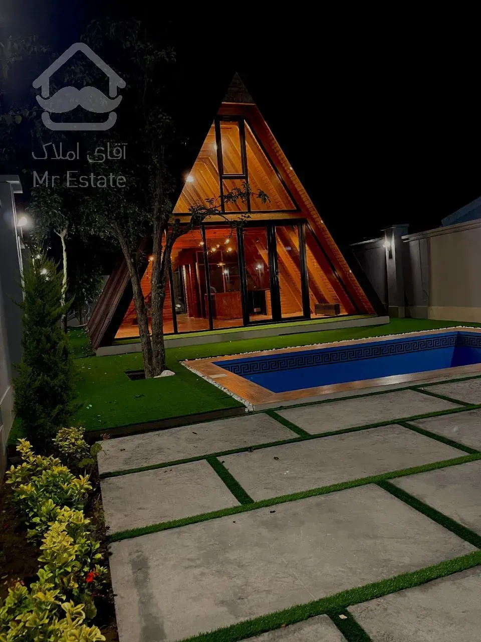 فروش کلبه سوییسی استخر دار رشت