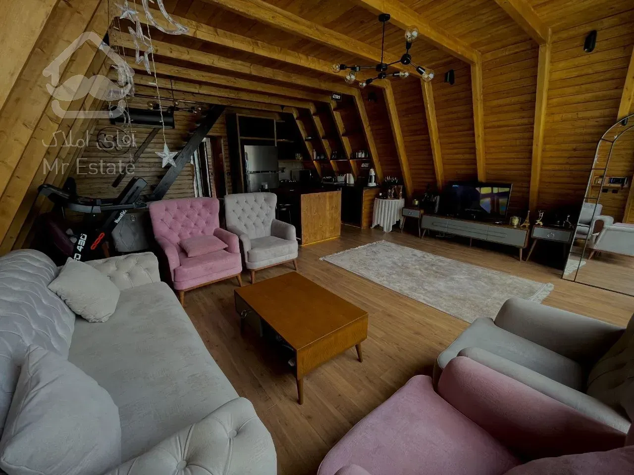 فروش کلبه سوییسی استخر دار رشت