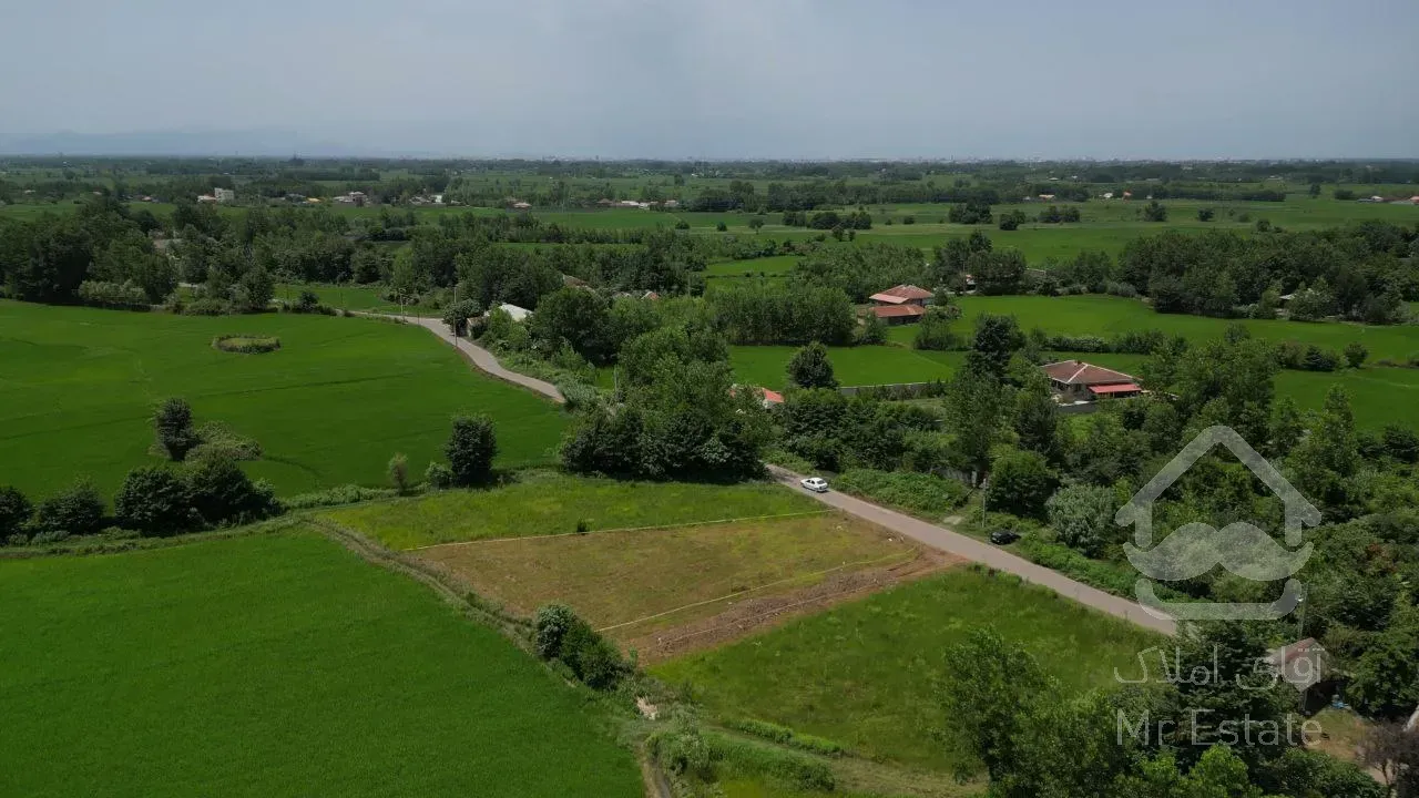 فروش زمین مسکونی مناسب ویلا سازی 15 دقیقه با دریا خمام رشت