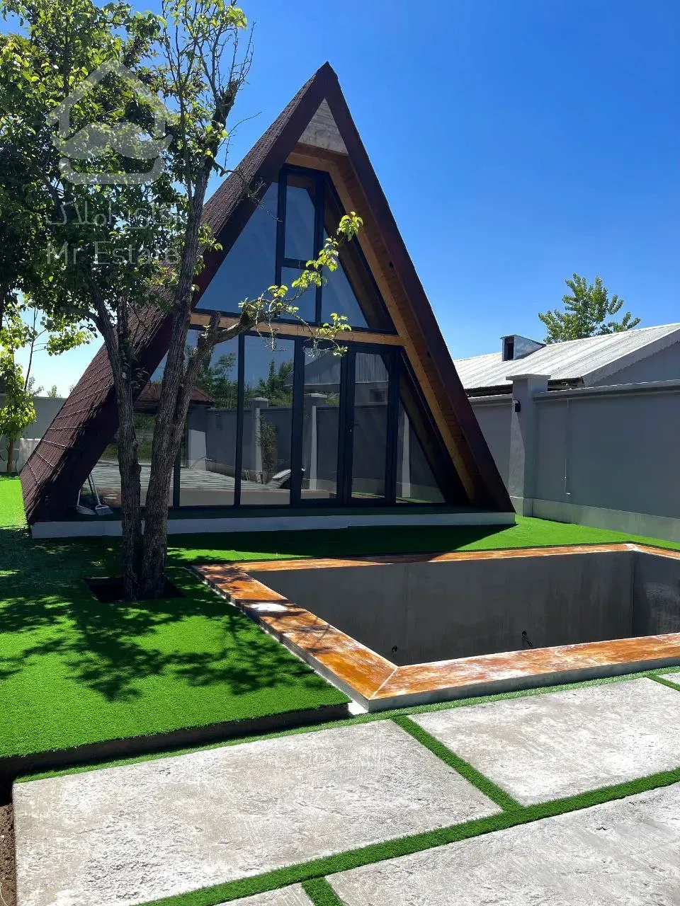 فروش کلبه سوییسی استخر دار رشت