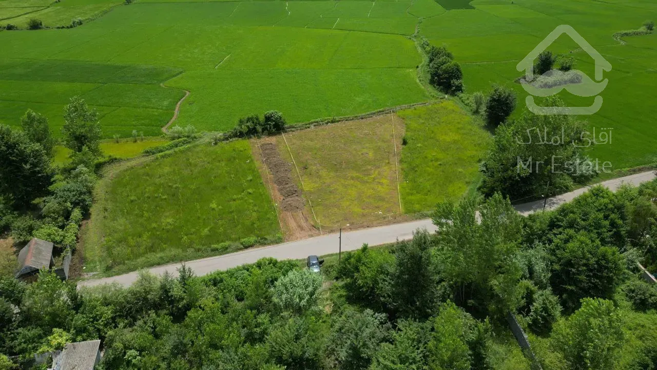 فروش زمین مسکونی مناسب ویلا سازی 15 دقیقه با دریا خمام رشت